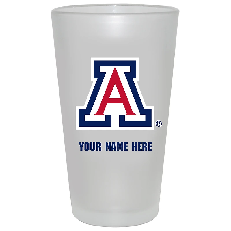 Arizona Wildcats 16oz. Frosted Personalized Pint Glass