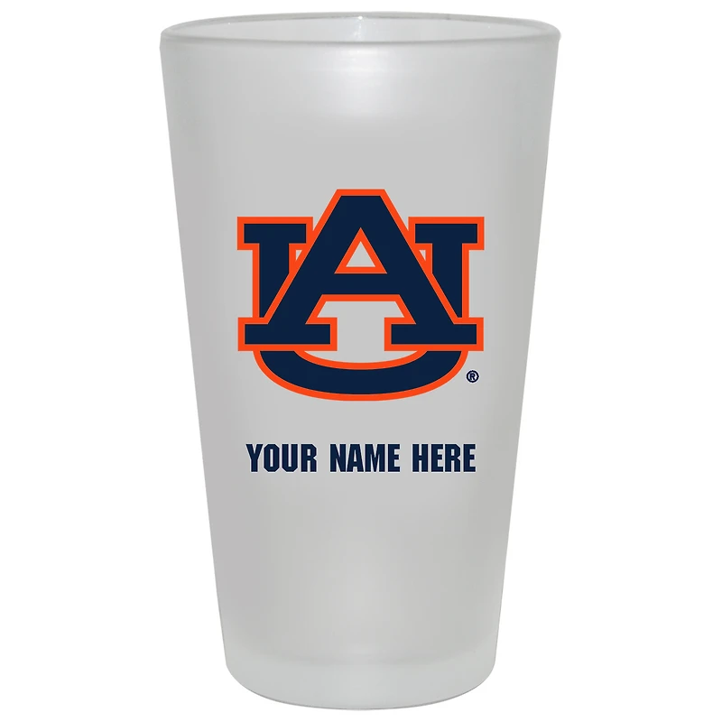 Auburn Tigers 16oz. Frosted Personalized Pint Glass