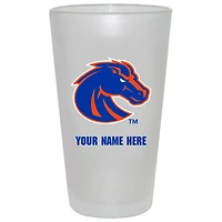Boise State Broncos 16oz. Frosted Personalized Pint Glass