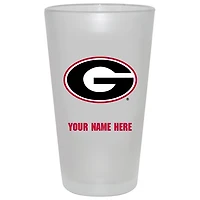 Georgia Bulldogs 16oz. Frosted Personalized Pint Glass