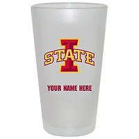 Iowa State Cyclones 16oz. Frosted Personalized Pint Glass