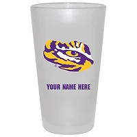 LSU Tigers 16oz. Frosted Personalized Pint Glass