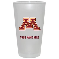 Minnesota Golden Gophers 16oz. Frosted Personalized Pint Glass