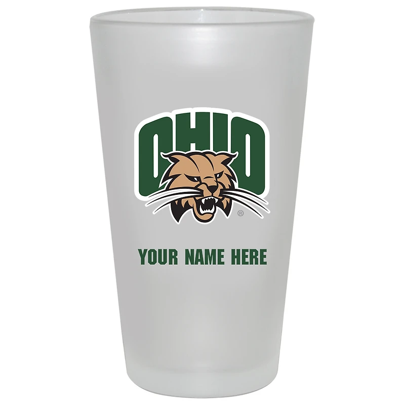 Ohio Bobcats 16oz. Frosted Personalized Pint Glass