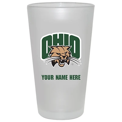 Ohio Bobcats 16oz. Frosted Personalized Pint Glass