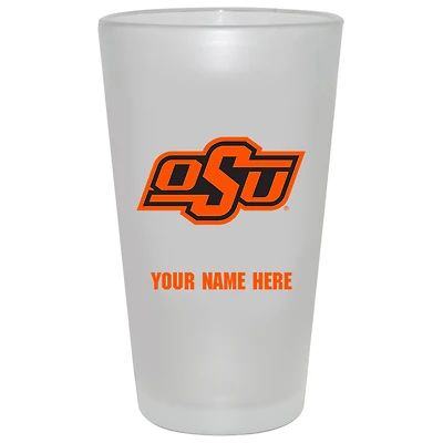 Oklahoma State Cowboys 16oz. Frosted Personalized Pint Glass