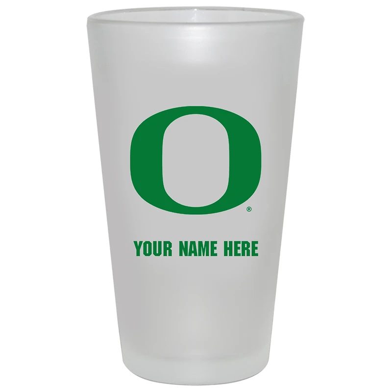 Oregon Ducks 16oz. Frosted Personalized Pint Glass