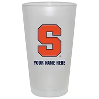 Syracuse Orange 16oz. Frosted Personalized Pint Glass