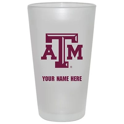 Texas A&M Aggies 16oz. Frosted Personalized Pint Glass