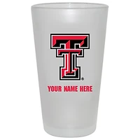 Texas Tech Red Raiders 16oz. Frosted Personalized Pint Glass