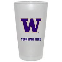 Washington Huskies 16oz. Frosted Personalized Pint Glass