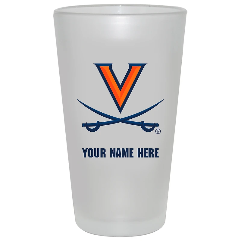 Virginia Cavaliers 16oz. Frosted Personalized Pint Glass