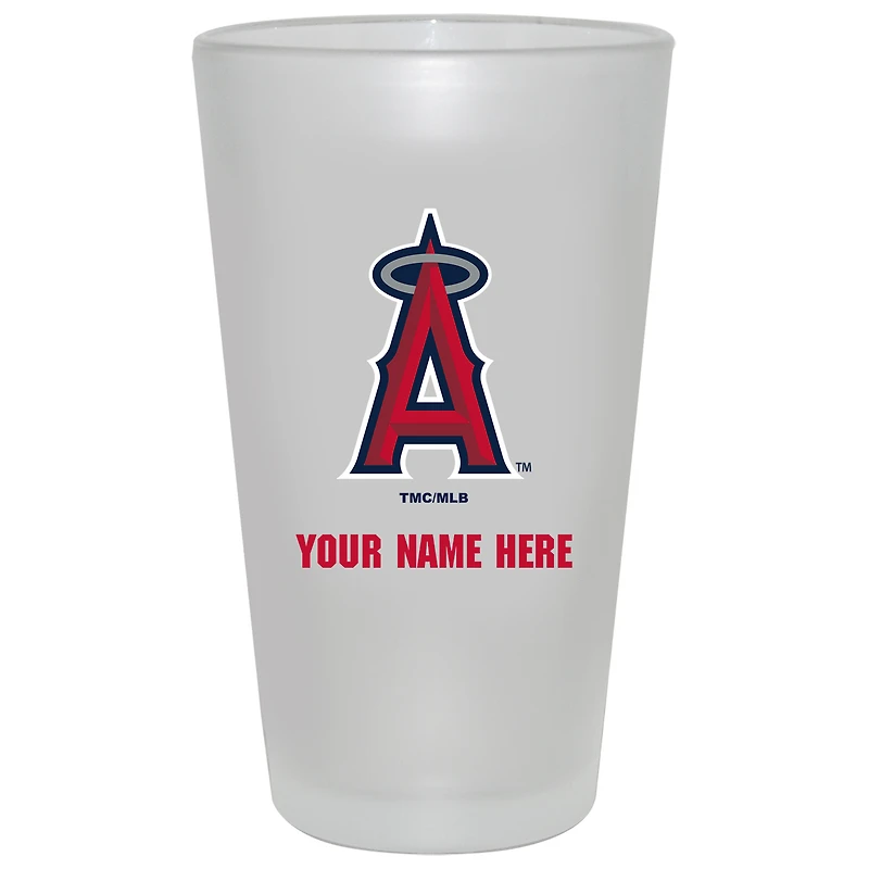 Los Angeles Angels 16oz. Frosted Personalized Pint Glass