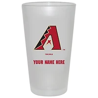 Arizona Diamondbacks 16oz. Frosted Personalized Pint Glass