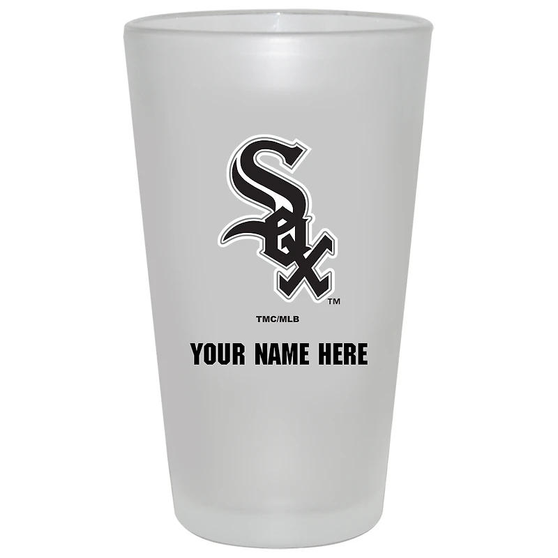 Chicago White Sox 16oz. Frosted Personalized Pint Glass