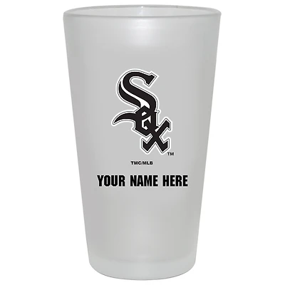Chicago White Sox 16oz. Frosted Personalized Pint Glass
