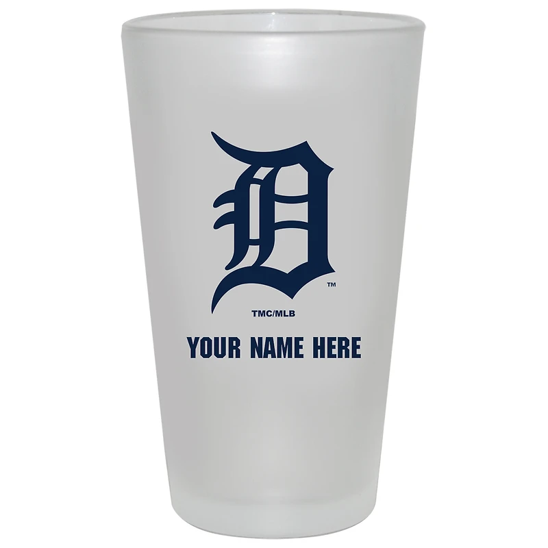 Detroit Tigers 16oz. Frosted Personalized Pint Glass