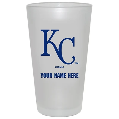 Kansas City Royals 16oz. Frosted Personalized Pint Glass