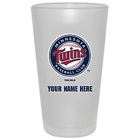 Minnesota Twins 16oz. Frosted Personalized Pint Glass