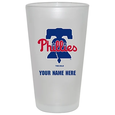 Philadelphia Phillies 16oz. Frosted Personalized Pint Glass