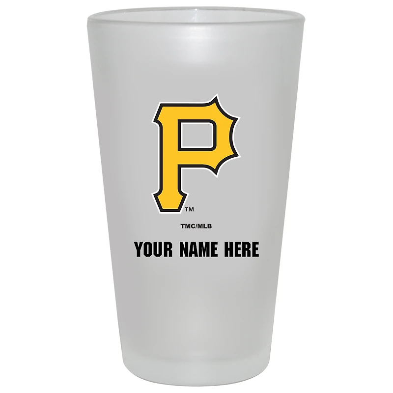 Pittsburgh Pirates 16oz. Frosted Personalized Pint Glass