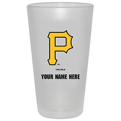 Pittsburgh Pirates 16oz. Frosted Personalized Pint Glass