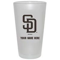 San Diego Padres 16oz. Frosted Personalized Pint Glass