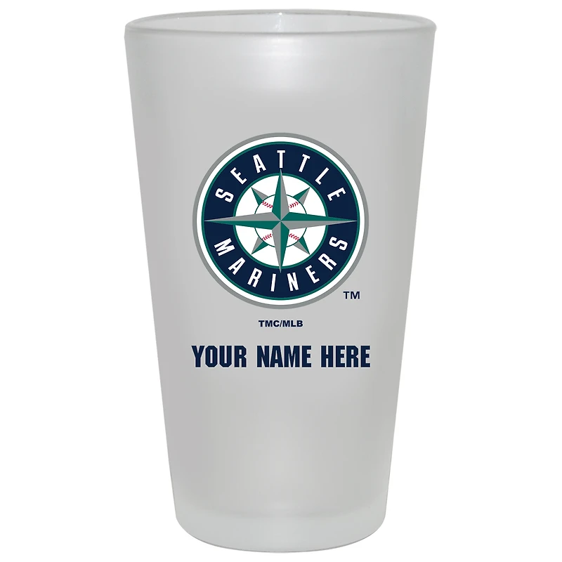 Seattle Mariners 16oz. Frosted Personalized Pint Glass