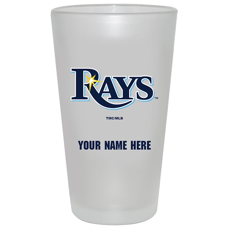 Tampa Bay Rays 16oz. Frosted Personalized Pint Glass