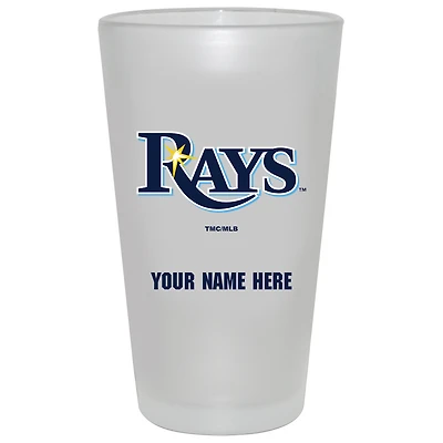 Tampa Bay Rays 16oz. Frosted Personalized Pint Glass