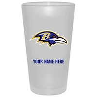 Baltimore Ravens 16oz. Frosted Personalized Pint Glass