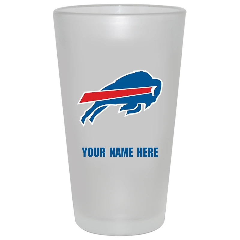 Buffalo Bills 16oz. Frosted Personalized Pint Glass