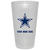 Dallas Cowboys 16oz. Frosted Personalized Pint Glass