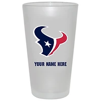 Houston Texans 16oz. Frosted Personalized Pint Glass