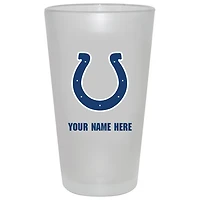 Indianapolis Colts 16oz. Frosted Personalized Pint Glass