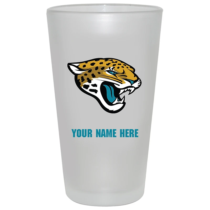 Jacksonville Jaguars 16oz. Frosted Personalized Pint Glass