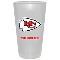 Kansas City Chiefs 16oz. Frosted Personalized Pint Glass