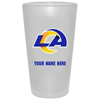 Los Angeles Rams 16oz. Frosted Personalized Pint Glass