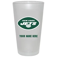 New York Jets 16oz. Frosted Personalized Pint Glass