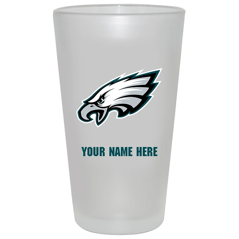 Philadelphia Eagles 16oz. Frosted Personalized Pint Glass