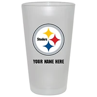 Pittsburgh Steelers 16oz. Frosted Personalized Pint Glass