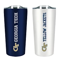 Georgia Tech Yellow Jackets 18oz. Soft Touch Tumbler Two-Piece Set