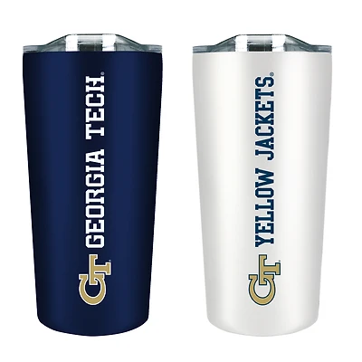 Georgia Tech Yellow Jackets 18oz. Soft Touch Tumbler Two-Piece Set