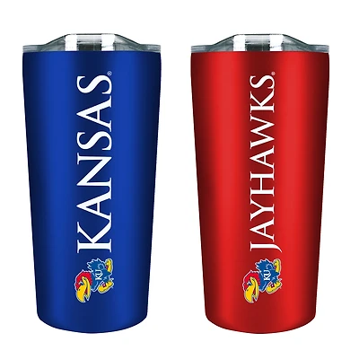 Kansas Jayhawks 18oz. Soft Touch Tumbler Two-Piece Set