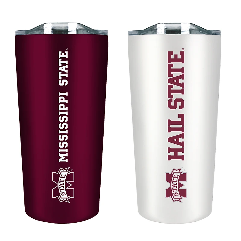 Mississippi State Bulldogs 18oz. Soft Touch Tumbler Two-Piece Set