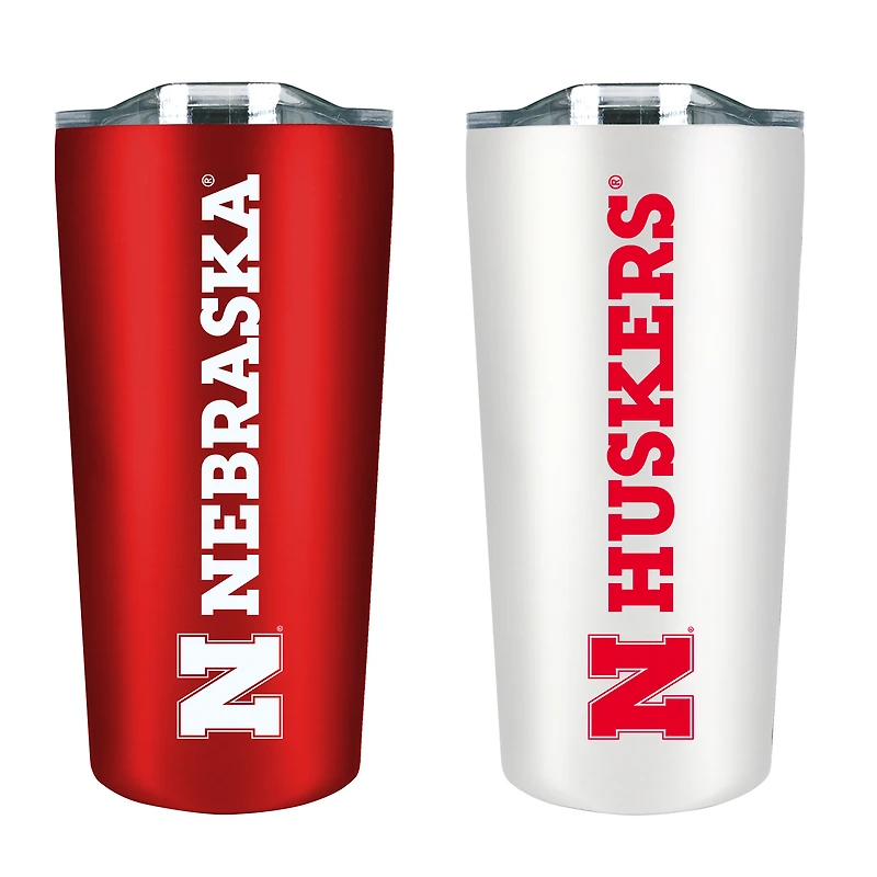 Nebraska Huskers 18oz. Soft Touch Tumbler Two-Piece Set