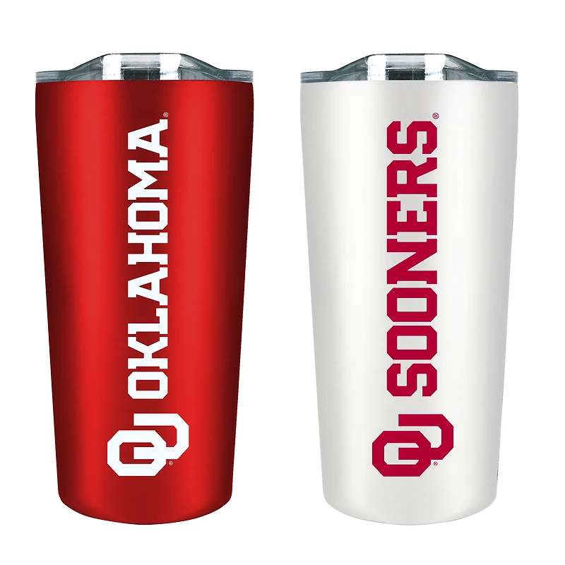 Oklahoma Sooners 18oz. Soft Touch Tumbler Two-Piece Set