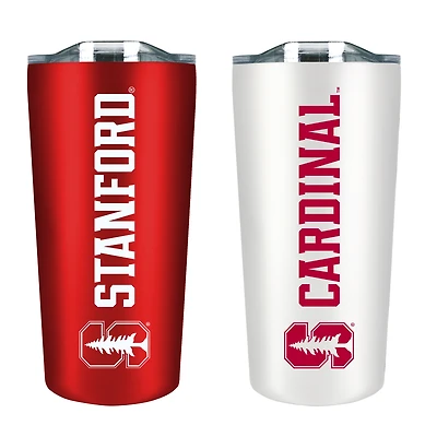 Stanford Cardinal 18oz. Soft Touch Tumbler Two-Piece Set