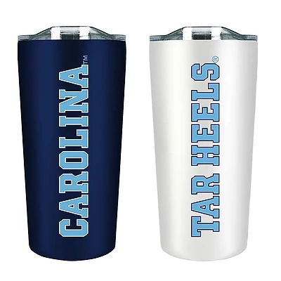 North Carolina Tar Heels 18oz. Soft Touch Tumbler Two-Piece Set