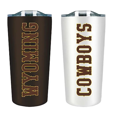 Wyoming Cowboys 18oz. Soft Touch Tumbler Two-Piece Set